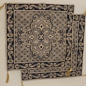 Cushions Cover, black and Gold, size 14x14 inches